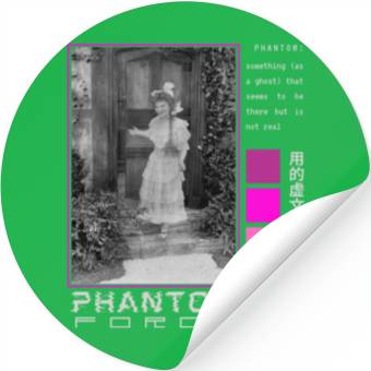Discover Phantom Forge Ghost Girl Stickers