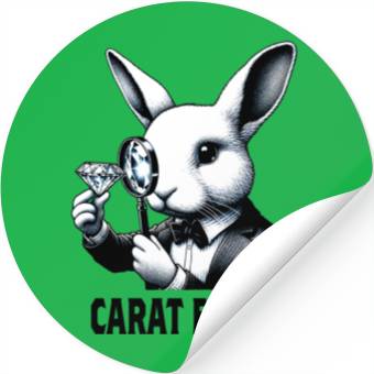 Discover Rabbit Carat Expert Stickers
