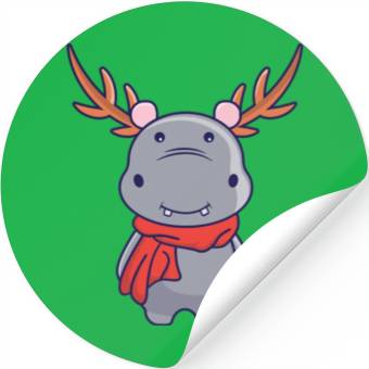 Discover Deer or Hippo Stickers