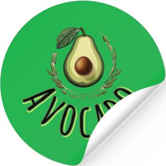 Discover Avocado Stickers