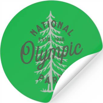 Discover Olympic National Park Stickers