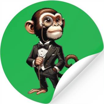 Discover Smart Monkey Stickers