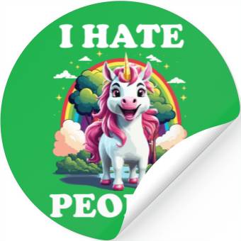 Discover I HATE PEOPLE Stickers