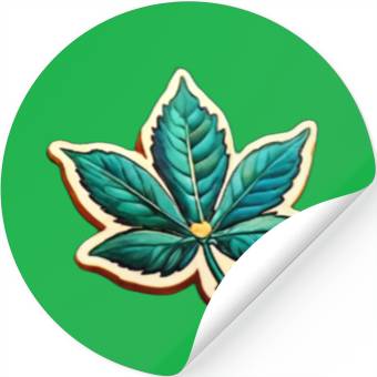 Discover Marijuana Leaf Stickers