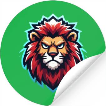 Discover Lion angry Stickers