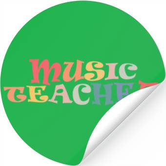 Discover Music Teacher Stickers