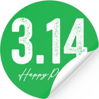Discover Happy Pi Day Stickers