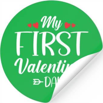 Discover My First Valentines Day Stickers