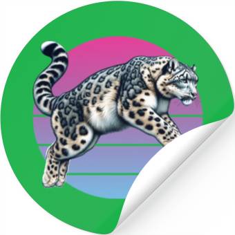 Discover Snow Leopard Leopard White Leopard Stickers