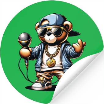 Discover teddy bear rapper Stickers