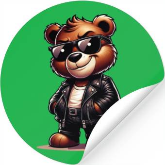 Discover Bad Teddy Bear Stickers