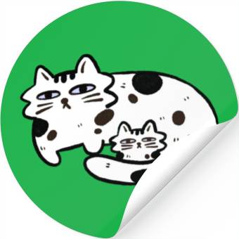 Discover Cat Mom Stickers