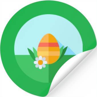 Discover Easter Egg Stickers