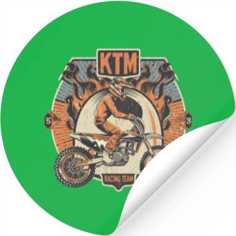 Discover ktm racing team Stickers