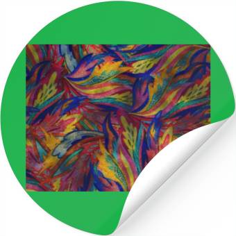 Discover Psychedelic pattern, Retro, Vintage Stickers