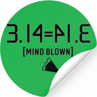 Discover Pi Day Stickers