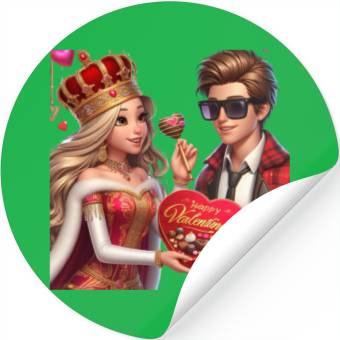 Discover Valentines collection 2024 Princess Stickers