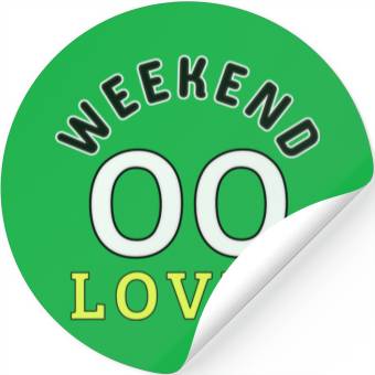 Discover Weekend Lover Stickers