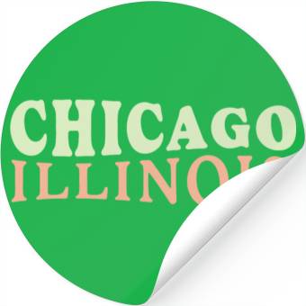 Discover Chicago (IL) USA Stickers