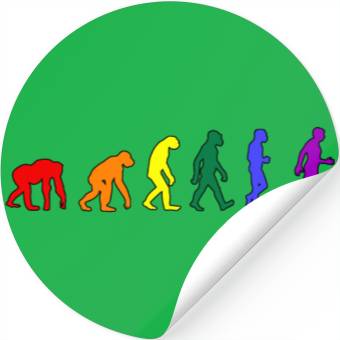 Discover Rainbow Evolution Stickers