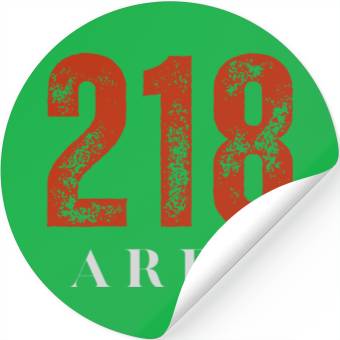 Discover 218 Area Code Retro Minnesota Duluth Stickers