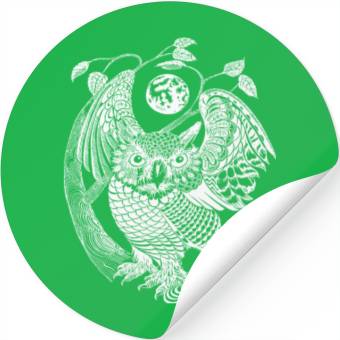 Discover Owl Positive Stickers