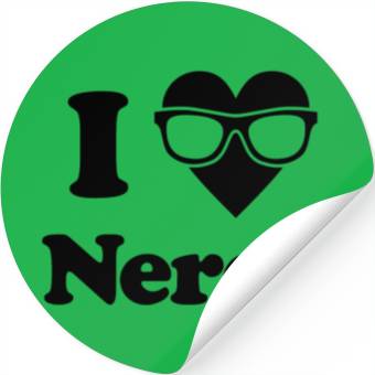 Discover I Love Nerds Stickers