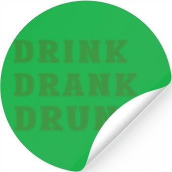 Discover Funny St. Patty's Day Drinking Stickers