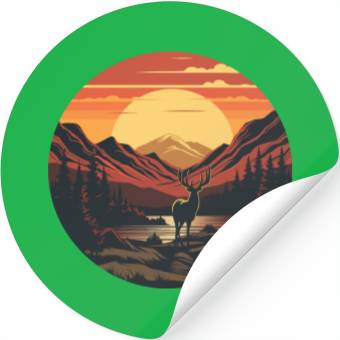 Discover Sunset Wilderness Stickers