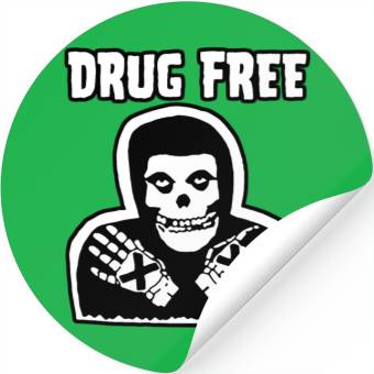 Discover Drug Free Crew Stickers