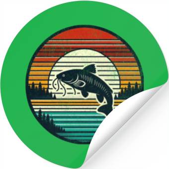 Discover Flathead Catfish Fishing Stickers