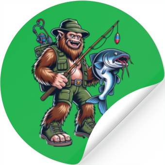 Discover Flathead Catfish Fishing Stickers
