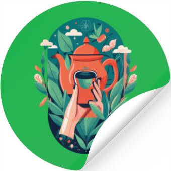 Discover The Tea Tarot Card Stickers