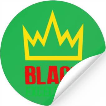Discover Black Excellence Stickers
