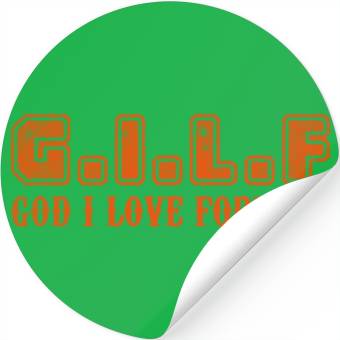 Discover God I love forests Stickers