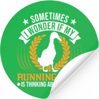 Discover Indian Runner Duck Gift Bottle Stickers