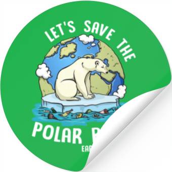 Discover Save The Polar Bear Stickers