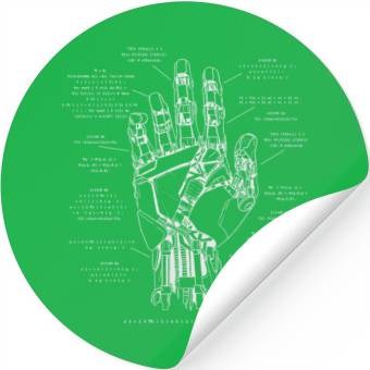 Discover Robotics Robot Hand AI Formula Engineer Programmer Stickers