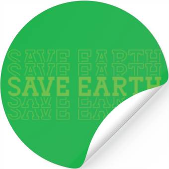 Discover save earth Stickers