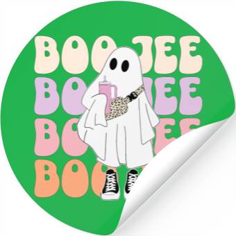 Discover Boojee Halloween Ghost Stickers