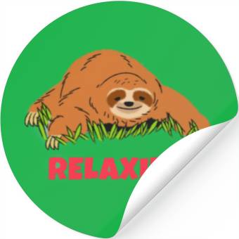 Discover Sloth Serenity Stickers