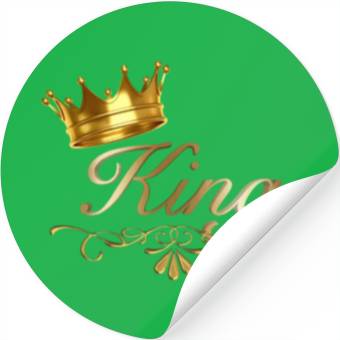 Discover King Icon Stickers