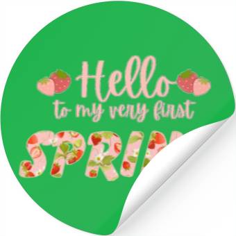 Discover Hello to My Very First Spring Stickers