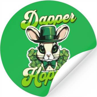 Discover Dapper Hopper Easter Bunny Stickers