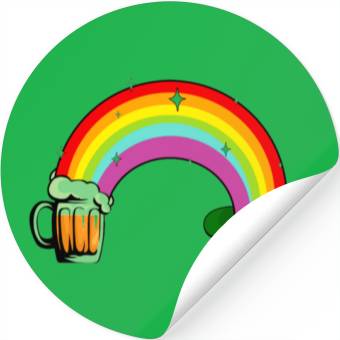 Discover Irish Rainbow Stickers