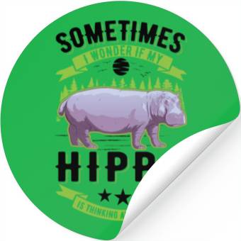 Discover Hippo Gift Stickers