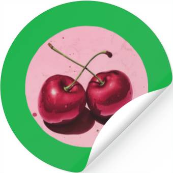Discover Realistic Cherry Stickers