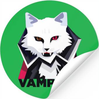 Discover Vampurr The Vampire Cat Stickers
