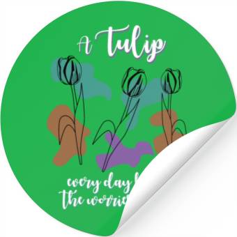 Discover Tulips Tulip Flowers Stickers
