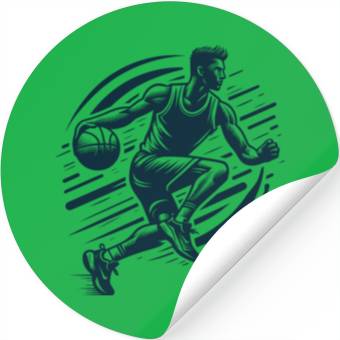 Discover Basketball Player Icon Stickers